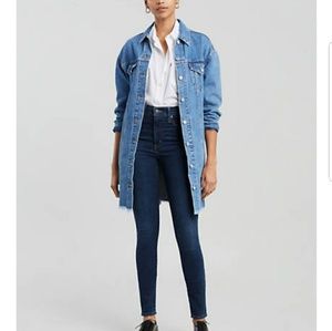 Levi's, mile high super skinny